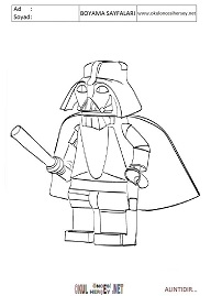 lego-starwars boyama sayfaları